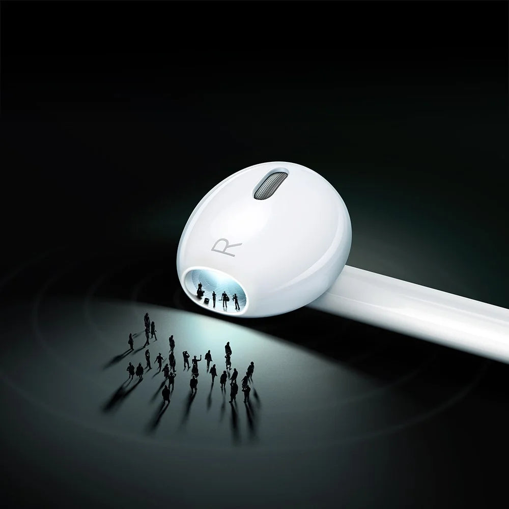 MCDODO HP-7500 Wired Control Headset Type-C Plug Audio Earphone with Mic for Xiaomi Samsung, etc. - White - 5
