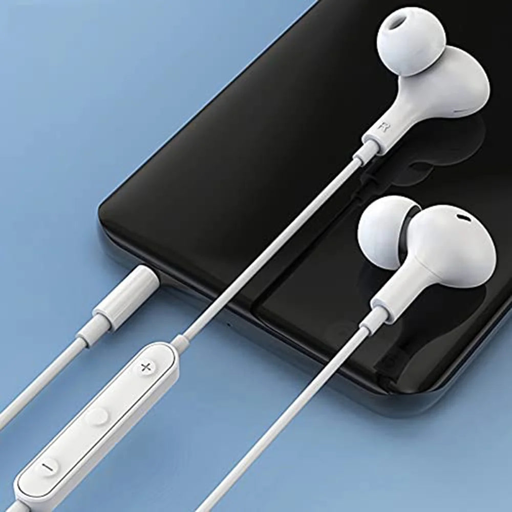 ME538 3.5mm Wired Magnetic Earphone Built-In Mic Wire Control Phone Computer Music Gaming Headset - White - 6