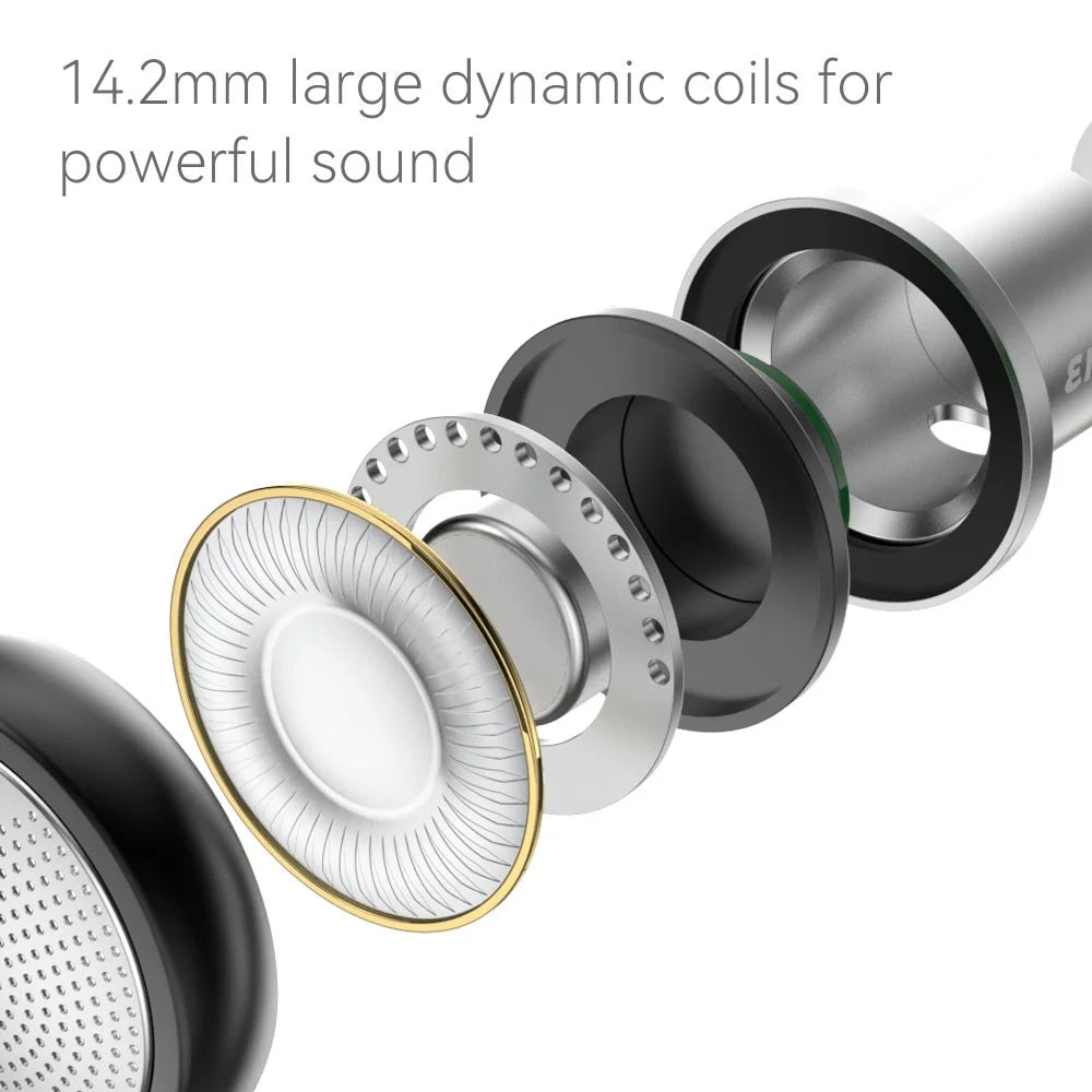 TRN EMA Detachable 3.5mm Wired In-Ear Earphone 14.2mm Dynamic Unit Headset with Line Control Mic - 5