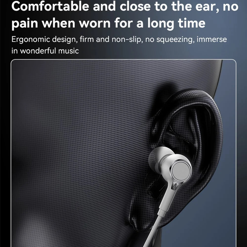 YESIDO YH53 3.5mm Wired Earphone Wire Control Phone Computer Music Gaming In-Ear Headset - Black - 6