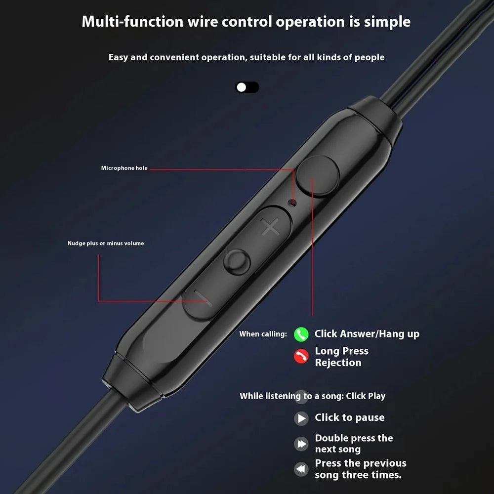 DUDAO X1ProT Type-C Wired In-Ear Earphones HiFi Sound Headphones for iPhone Huawei - Tarnish - 6