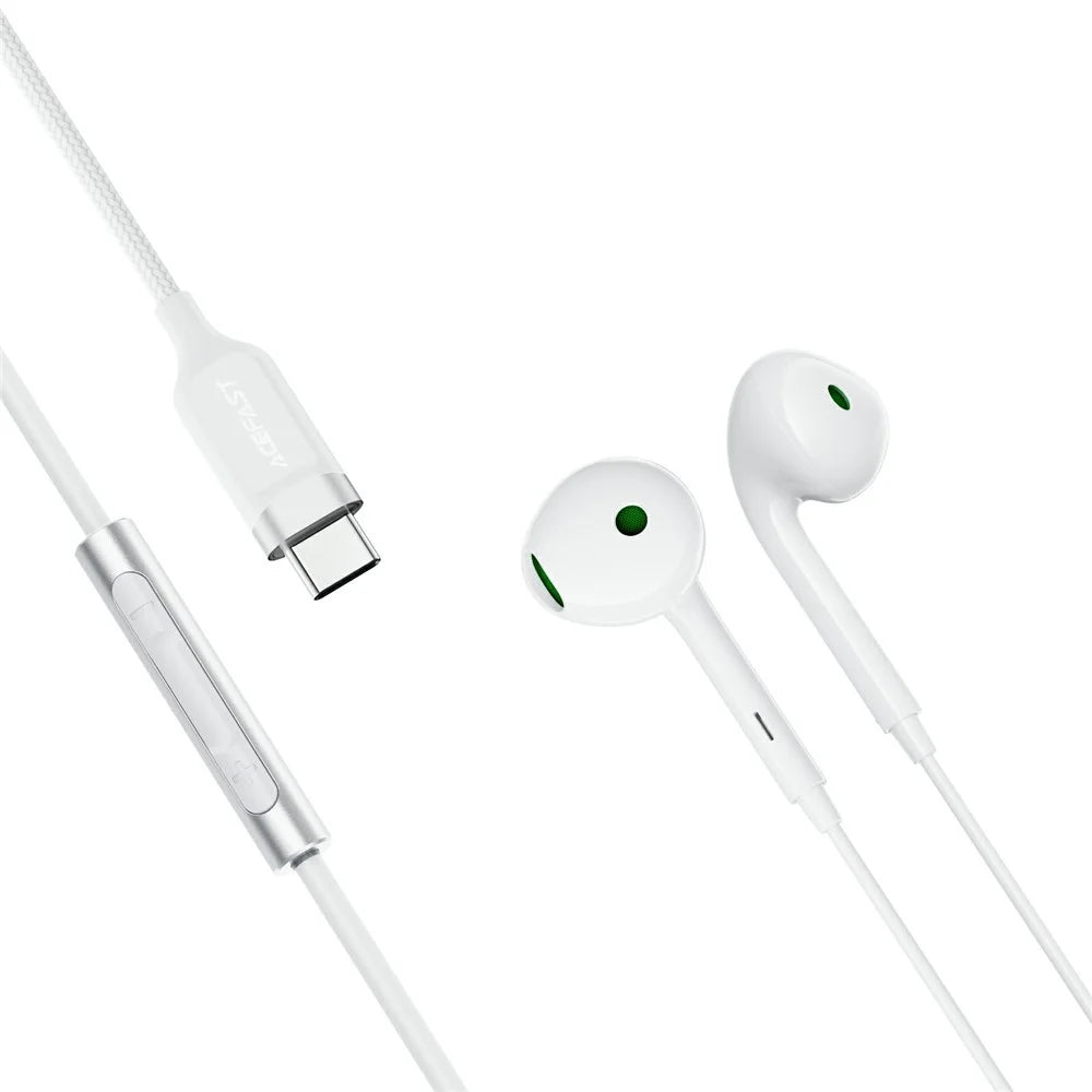 ACEFAST L7 USB-C Semi In-Ear Wired Earphones USB-C Headphones with Microphone for Mobile Phones / Tablets - 3