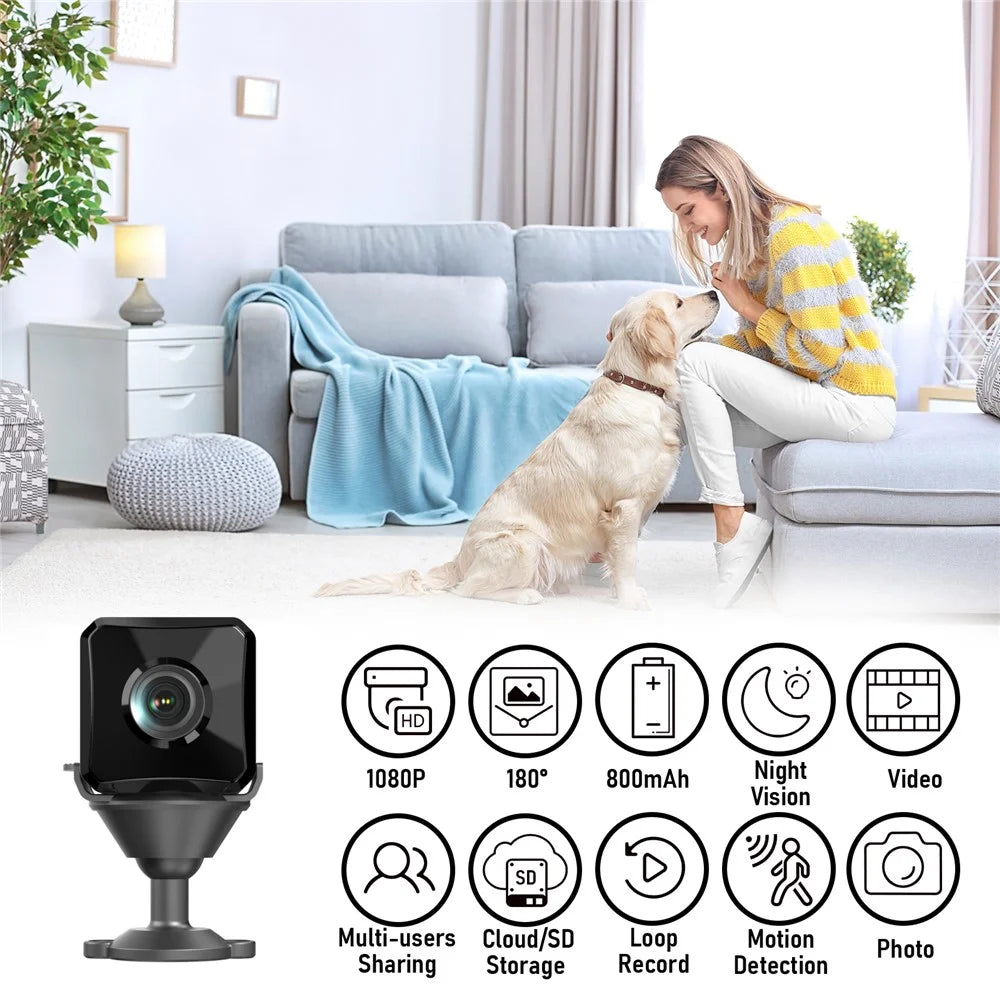 L29 Intelligent 180-Degree Wide Angle Camera 1080P HD WiFi Remote Viewing Home Security Camera - 2