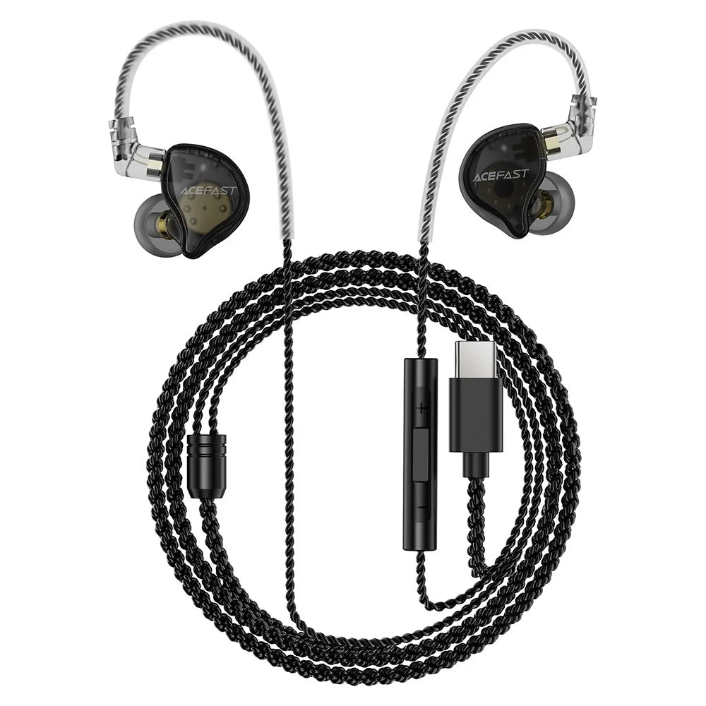 ACEFAST L11 USB-C HiFi Wired Earphones Detachable Cable with Microphone for Audio - 1