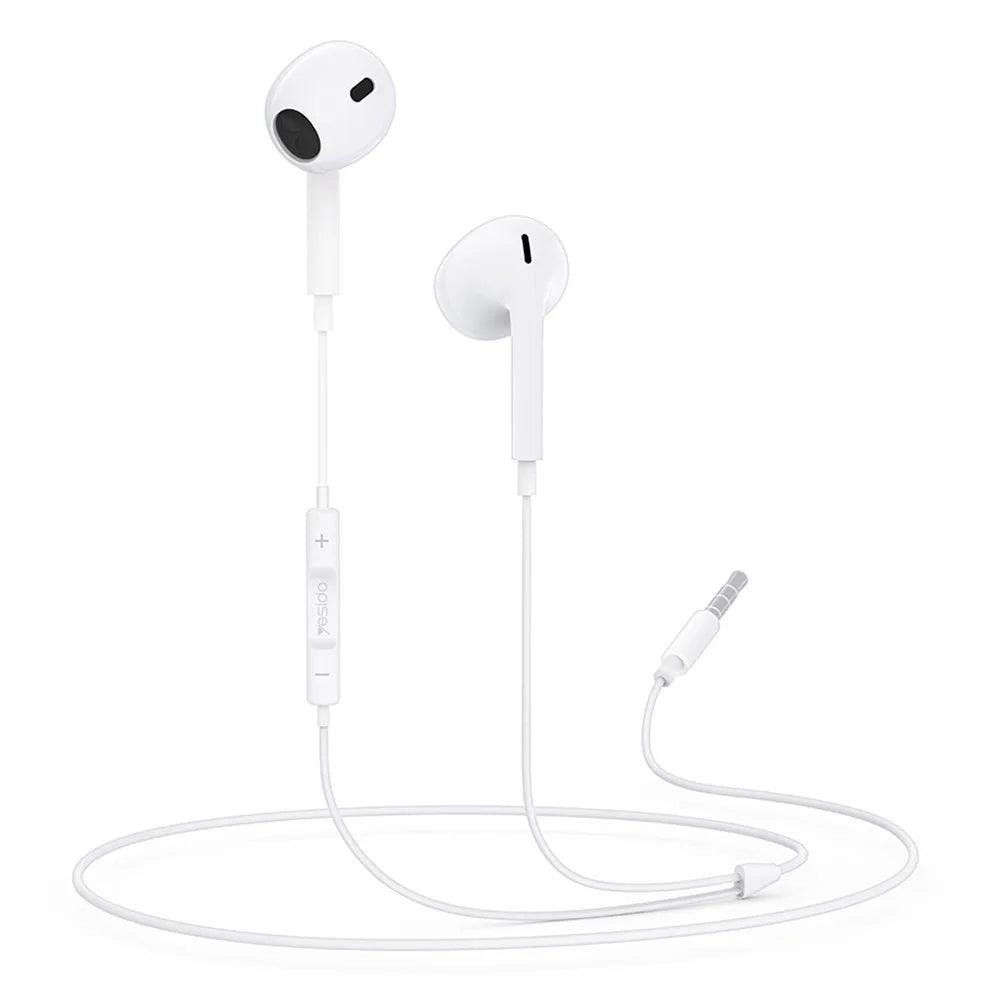 YESIDO YH39 3.5mm Wired Earphone Mobile Phone Laptop Wire Control Music Headset - 1