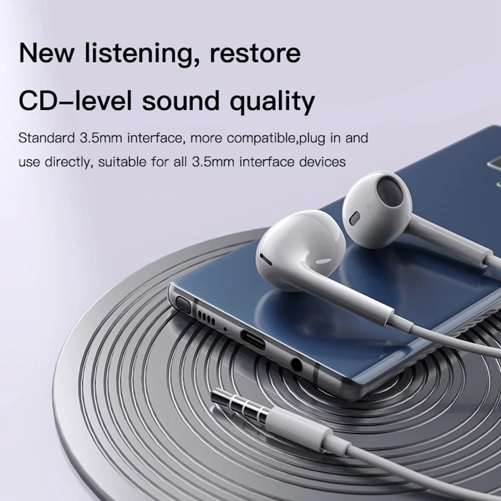 YESIDO YH39 3.5mm Wired Earphone Mobile Phone Laptop Wire Control Music Headset - 2