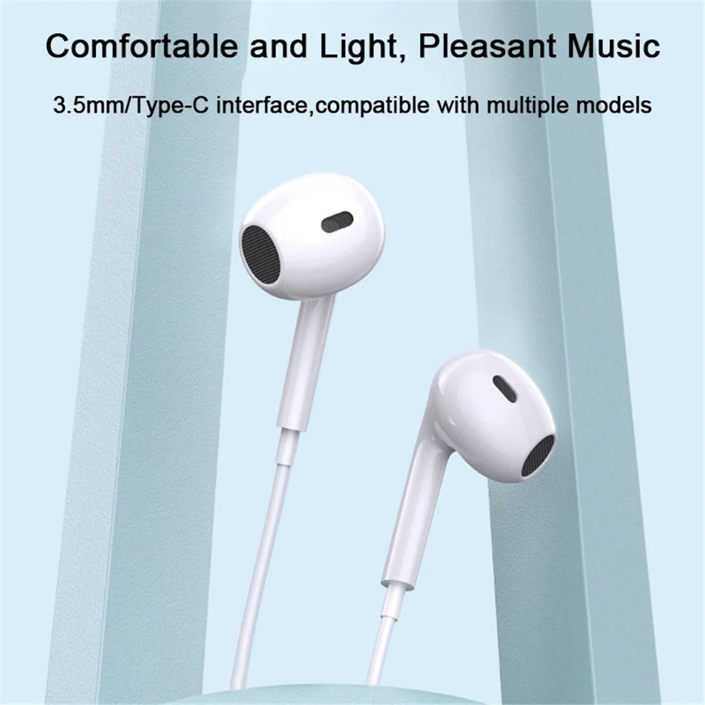 YOOBAO L-03 3.5mm Half-In-Ear Wired Headphones Button Control Headset for Running, Listening - 2