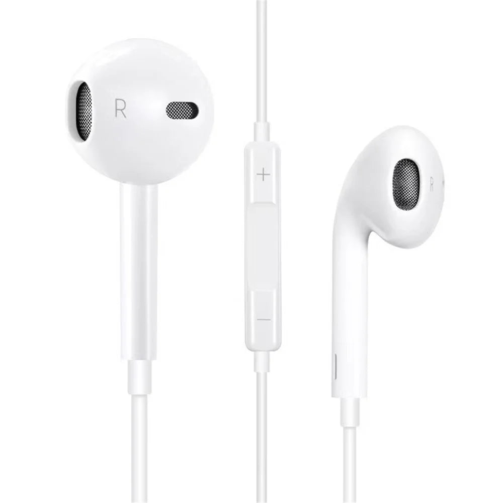 Volume Control Music Headset Tangle Free In-Ear Wired Earphone Surround Sound Headphone - For Android - 2