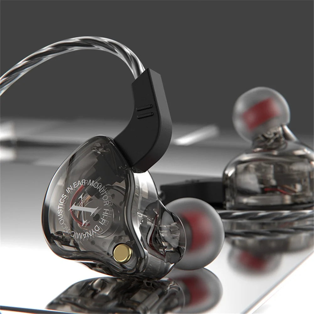 JIANGSHENG X2 In-Ear Sports Headphone HIFI Heavy Bass Wired Headset for Mobile Phone - Black - 6