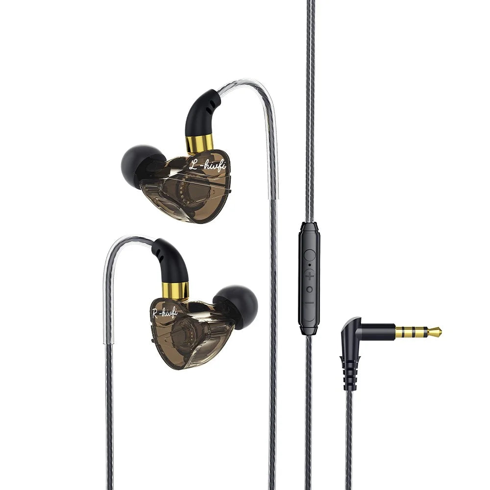 ESSAGER In-Ear HiFi Sound 3.5mm Wired Headset Music Headphone Sports Earphone - 1