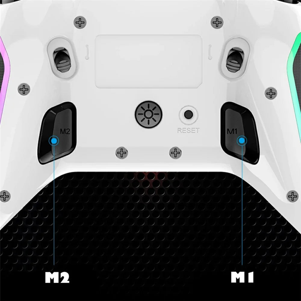 IPEGA PG-9666 Game Controller RGB Light Bluetooth-compatible Gamepad for Nintendo Switch Phone Computer - Black - 5