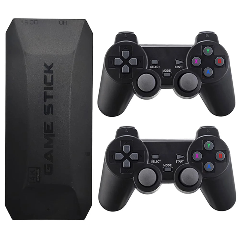 M16 64G Built-In 20000 Games HD TV Game Stick with Double Player Wireless Controller - 1