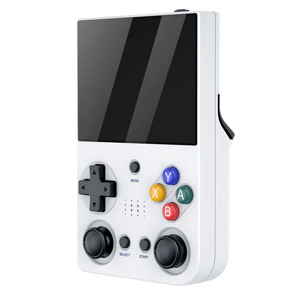 M21 3.5-inch Screen HD Game Machine Two-Player Handheld Game Console, 128G Memory Card / 30000 Games - White - 1