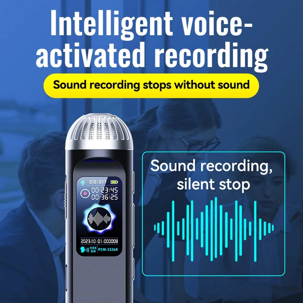 Q99 16GB Digital Audio Voice Recorder MP3 Player Noise Reduction Recording Device - 6
