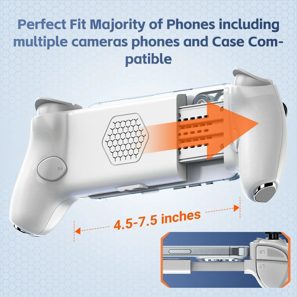 GAMWING Type-C Mobile Game Controller Wired / Wireless Retractable Phone Controller - 3