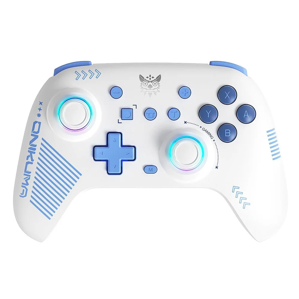 ONIKUMA C1 Switch Bluetooth-compatible / Wired Gamepad Six-Axis Gyroscope Dual Motor Game Controller - White - 1