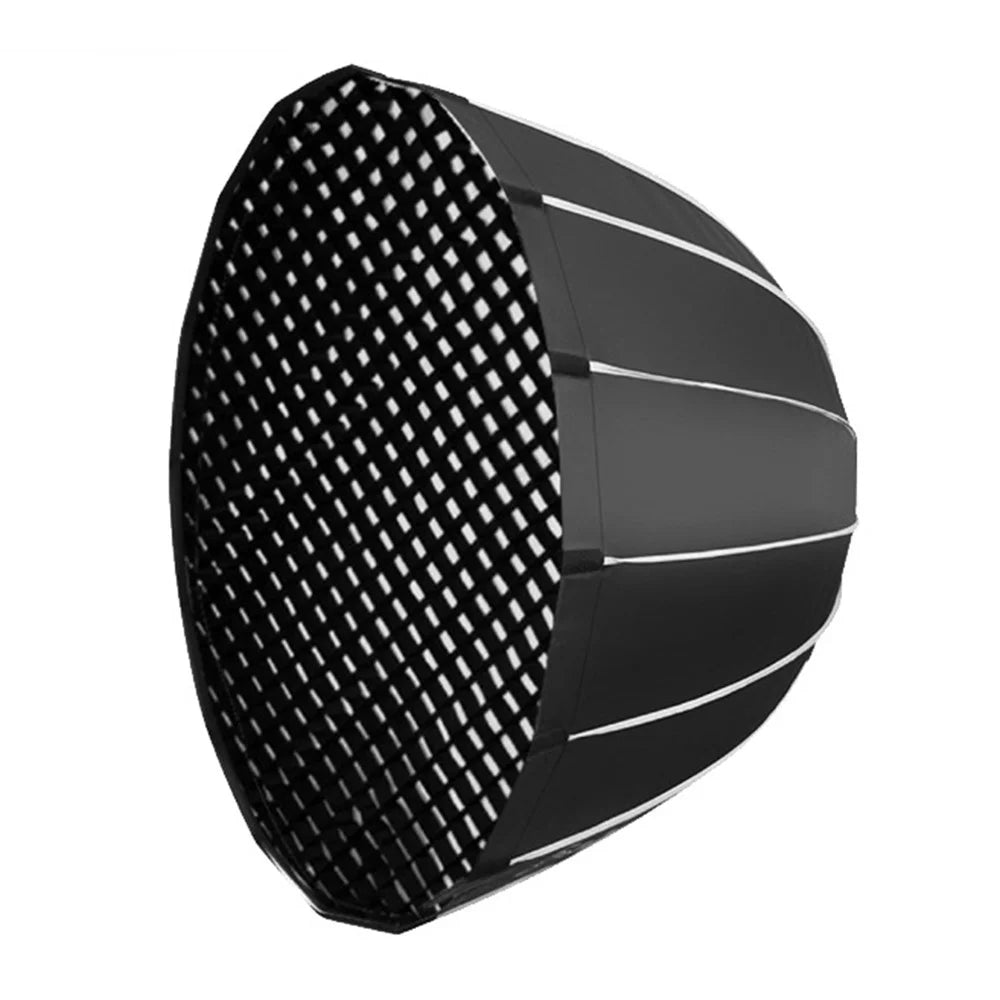 90cm Deep Parabolic Softbox with Grille Quick Release Bowens Mount Photography Umbrella for Studio Lighting - 1