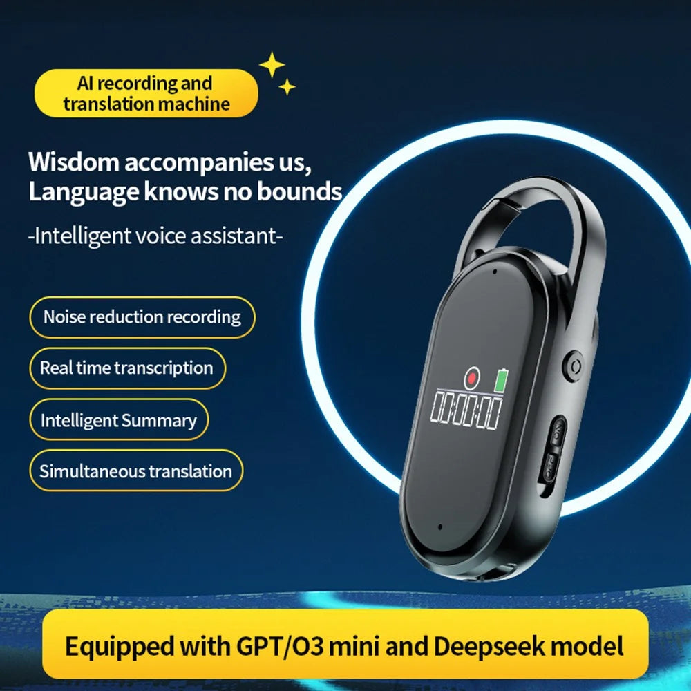S29A 32GB AI Voice Recorder ChatGPT Intelligent Transcription Translation Recording Pen - 2