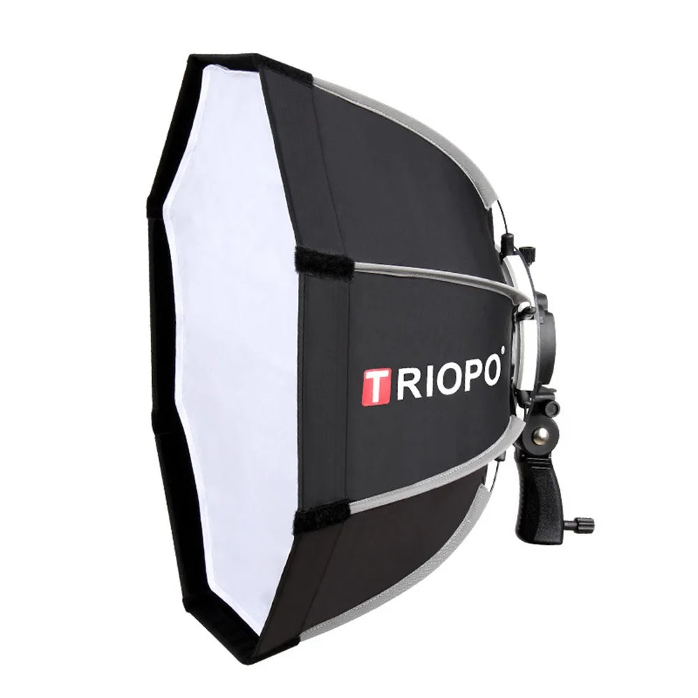 TRIOPO KS55 55cm Portable Outdoor Octagon Umbrella Softbox Flash Speedlite Soft Box Reflector for Photo Studio - 1