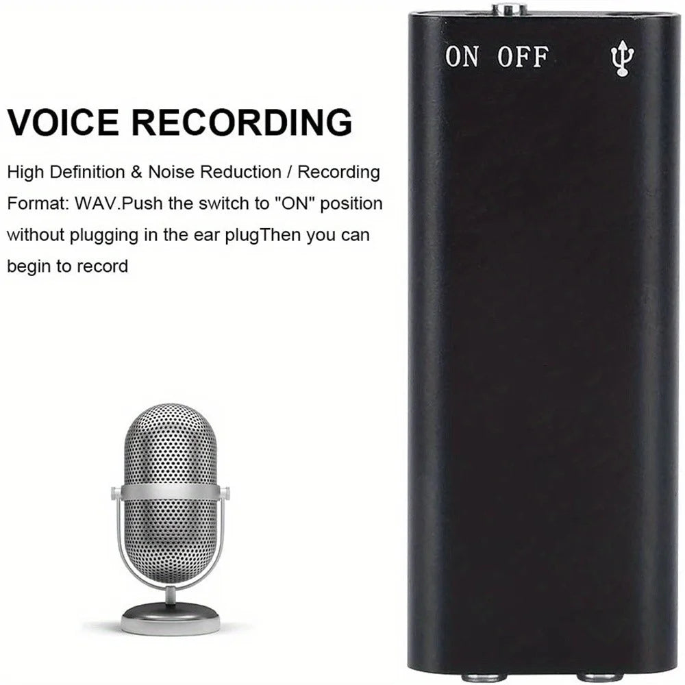 SK892 8GB Digital Voice Recorder One-Touch Recording Device MP3 Player - 2