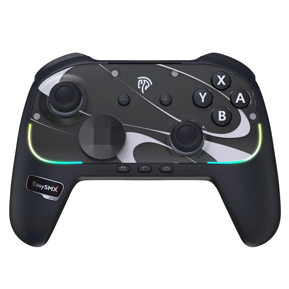 EASYSMX S10 Game Controller for Nintendo Switch 2 / 1 / Android / iOS One Key Wake Up Gamepad with RGB Light - Black - 2