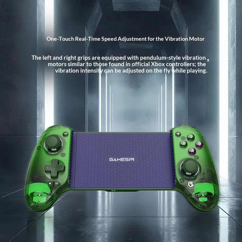 GAMESIR G8+ Bluetooth-compatible Telescopic Game Controller Hall Effect Joystick for Xbox / Switch - Purple+Gold - 7