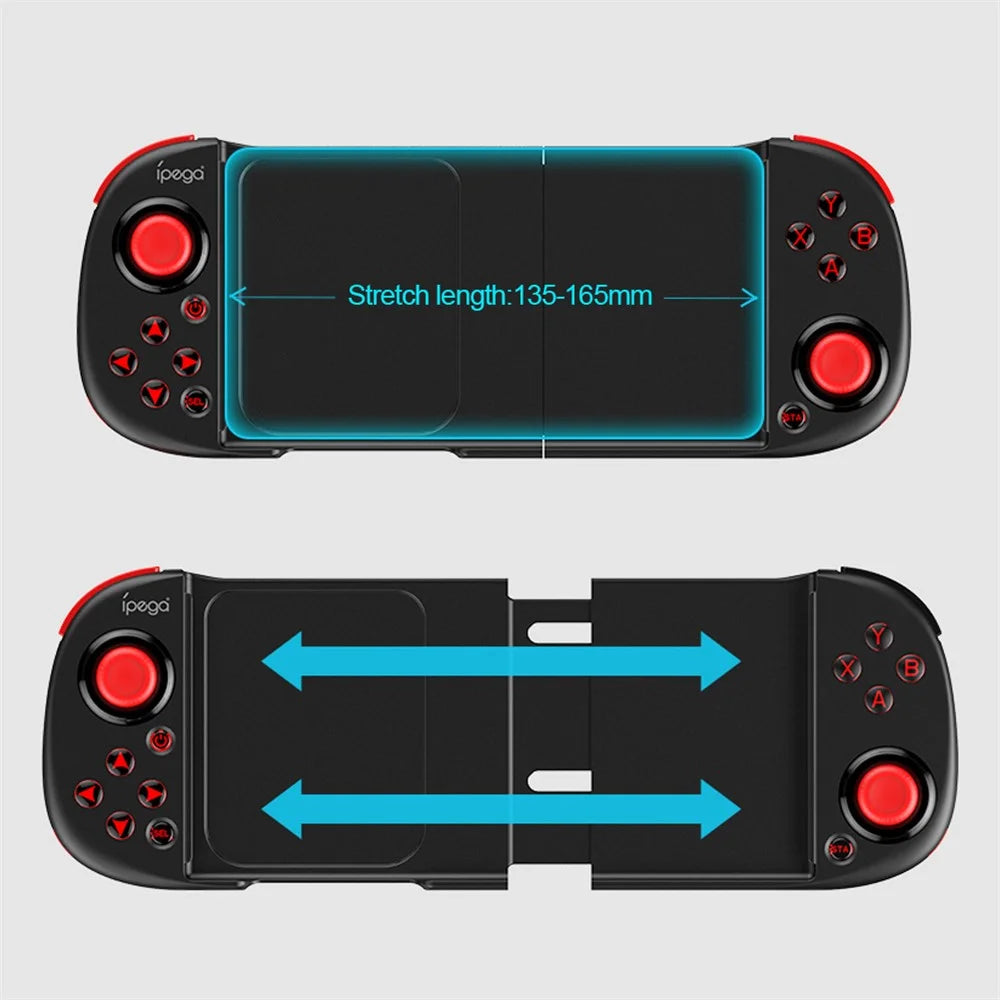 IPEGA PG-9217 Stretchable Wireless Gamepad Bluetooth-compatible Joystick Game Handle for IOS/Android - Black - 7