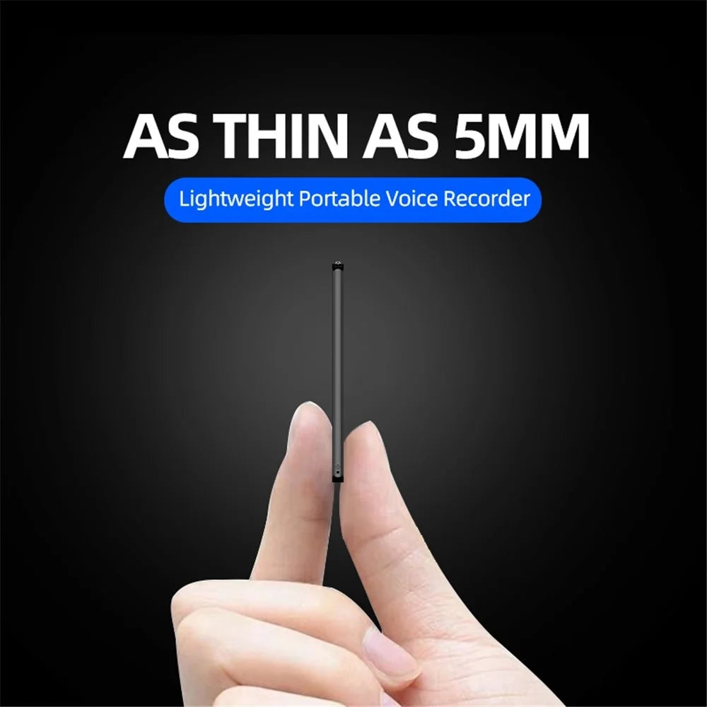 M2 8GB Intelligent Noise Cancelling HD Voice Activated Recorder Mini Audio Recording Storage Tool - 2