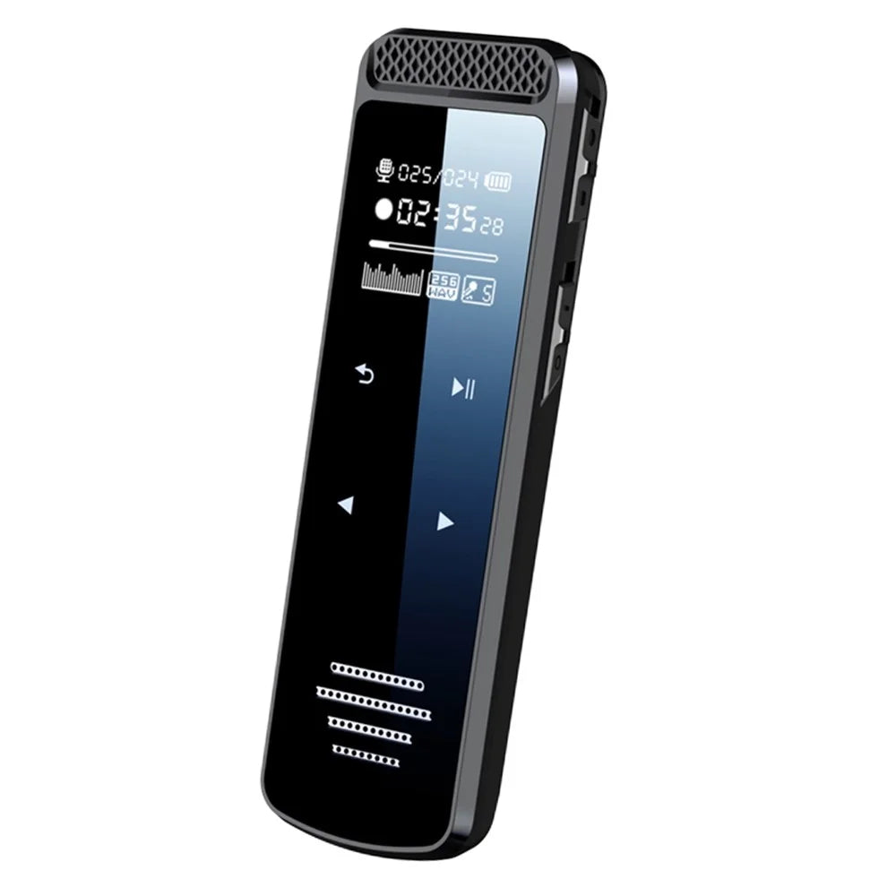 Q55 32GB Noise Reduction Audio Recorder Dual-Mic HD Voice Activated Sound Recorder for Lectures Meetings Classes - 1