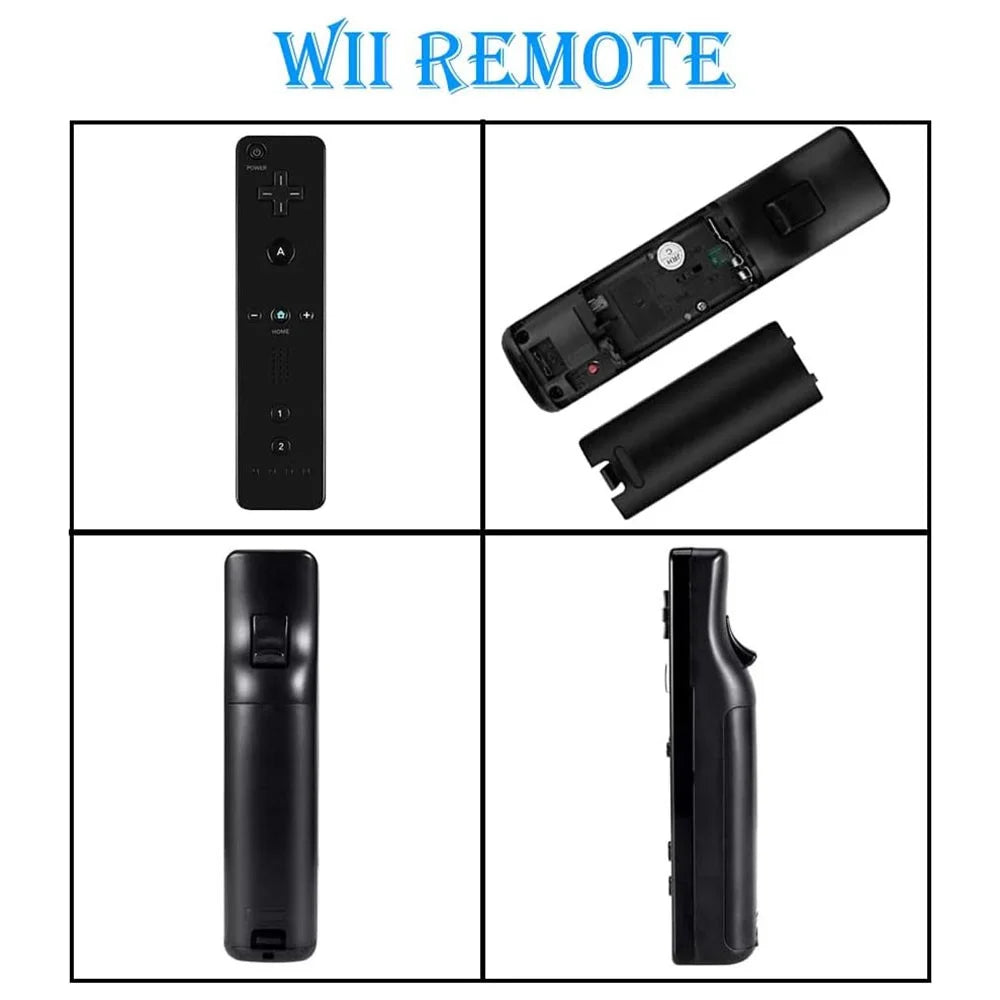 8510 Wireless 3-Axis Controller for W-II Game Console Platform Gamepad (without Accelerator) - Black - 6
