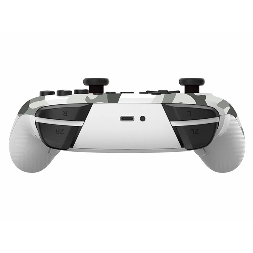 S07 Six Axis Vibration Bluetooth-compatible Controller for E-Sports TURBO Function Wireless Gamepad - Camo White - 2