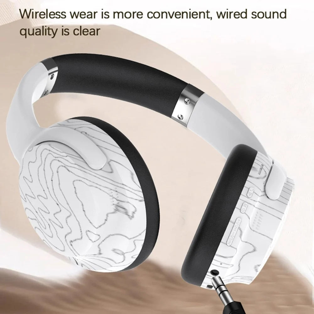 VJE906 Wireless Bluetooth-compatible Gaming Headset Sports Earphone Headphone with Multiple Music Effects - White - 5