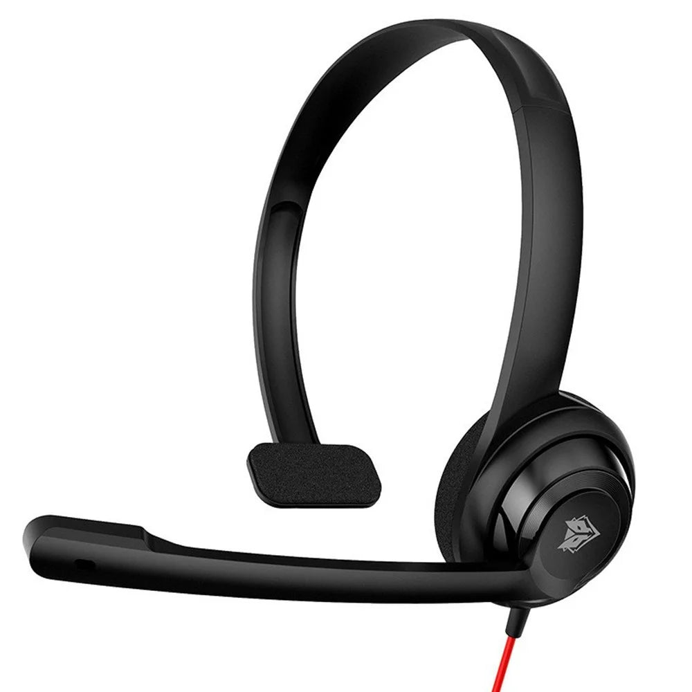 NUBWO HW02U Single Ear USB Wired Headphone Lightweight Office Calls Headset - 2