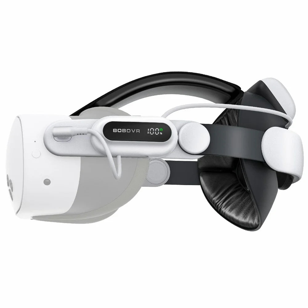 BOBOVR E3 Pro For Meta Quest 3 / 3S Head Strap with 10000mAh Battery VR Headset Headband - 1