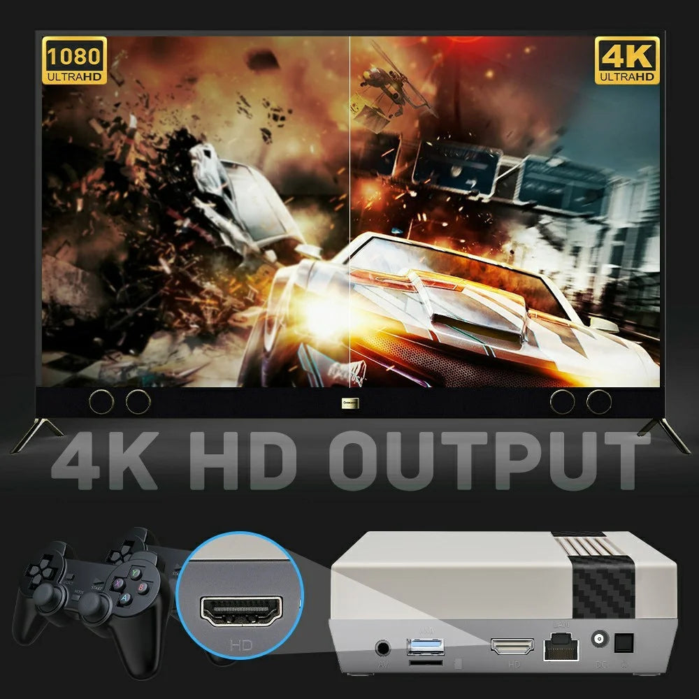 Super Console Cube X3 Three Systems Retro Gaming Console HD TV Box Built In 100000 Games with Gamepad, 64G Storage - 3