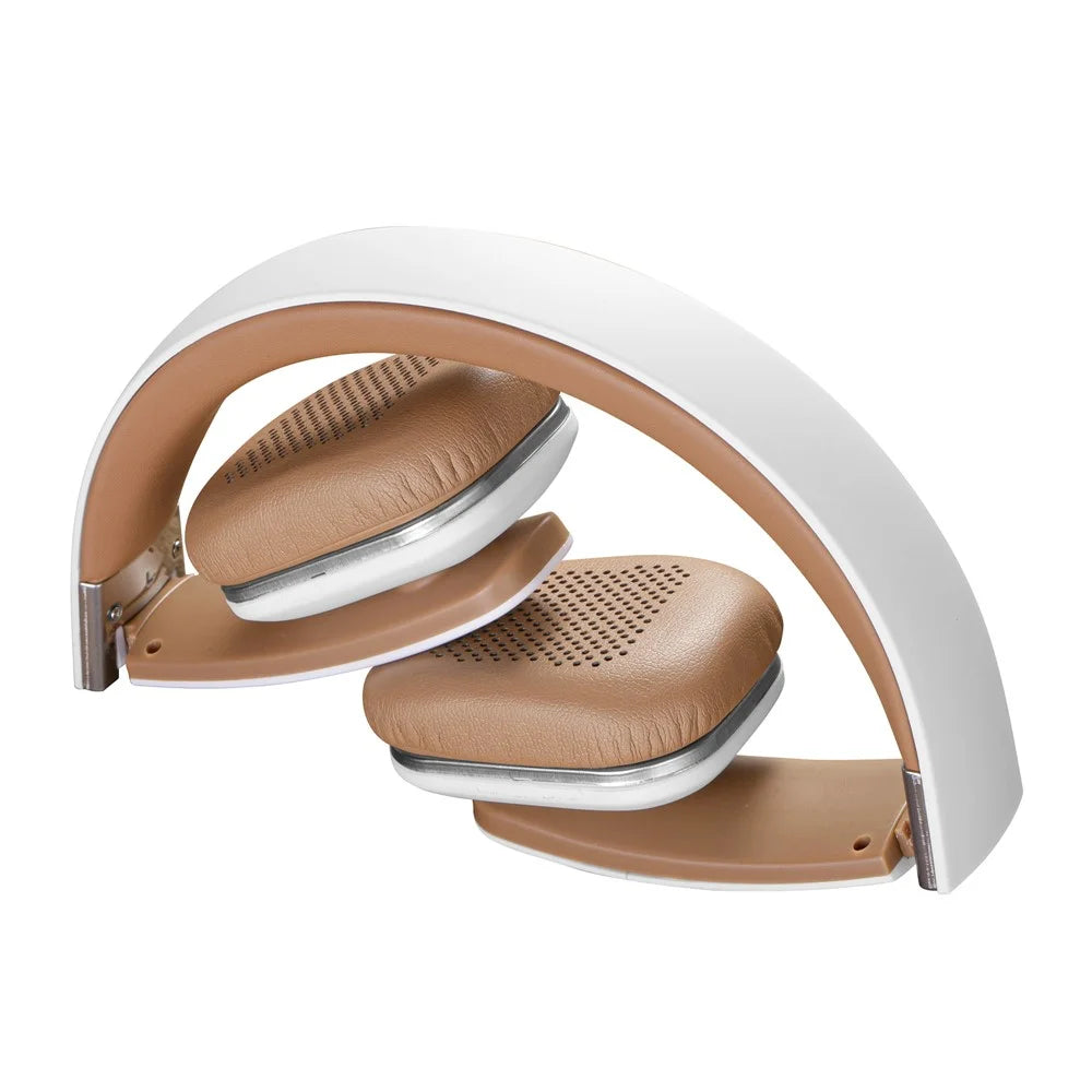 LC3200 Retro Gaming Wireless Bluetooth-Compatible Headphone Foldable Over-Ear Headset - White - 2