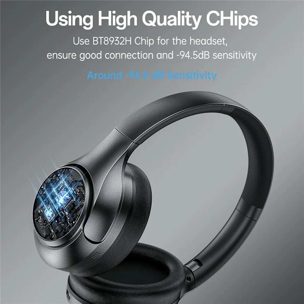 YESIDO EP09 HiFi Sound Wireless Headphones ANC + ENC Noise Cancellation Bluetooth-compatible Headset - 7