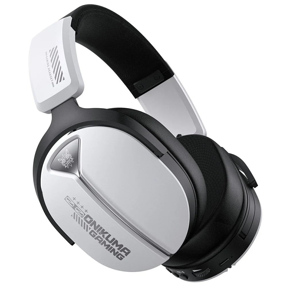 ONIKUMA GT887 Gaming Headphones with Microphone 4 Modes Wireless / Wired Over-Ear Headset - White - 2