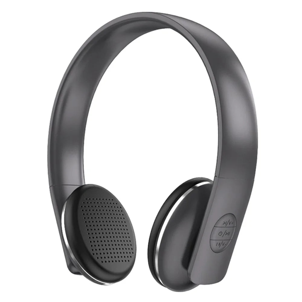 A50 Bass Stereo Wireless Headphone HIFI USB Fast Charging Bluetooth-compatible FM  Microphone Earphone Headset (CE Certificated) - Black - 1