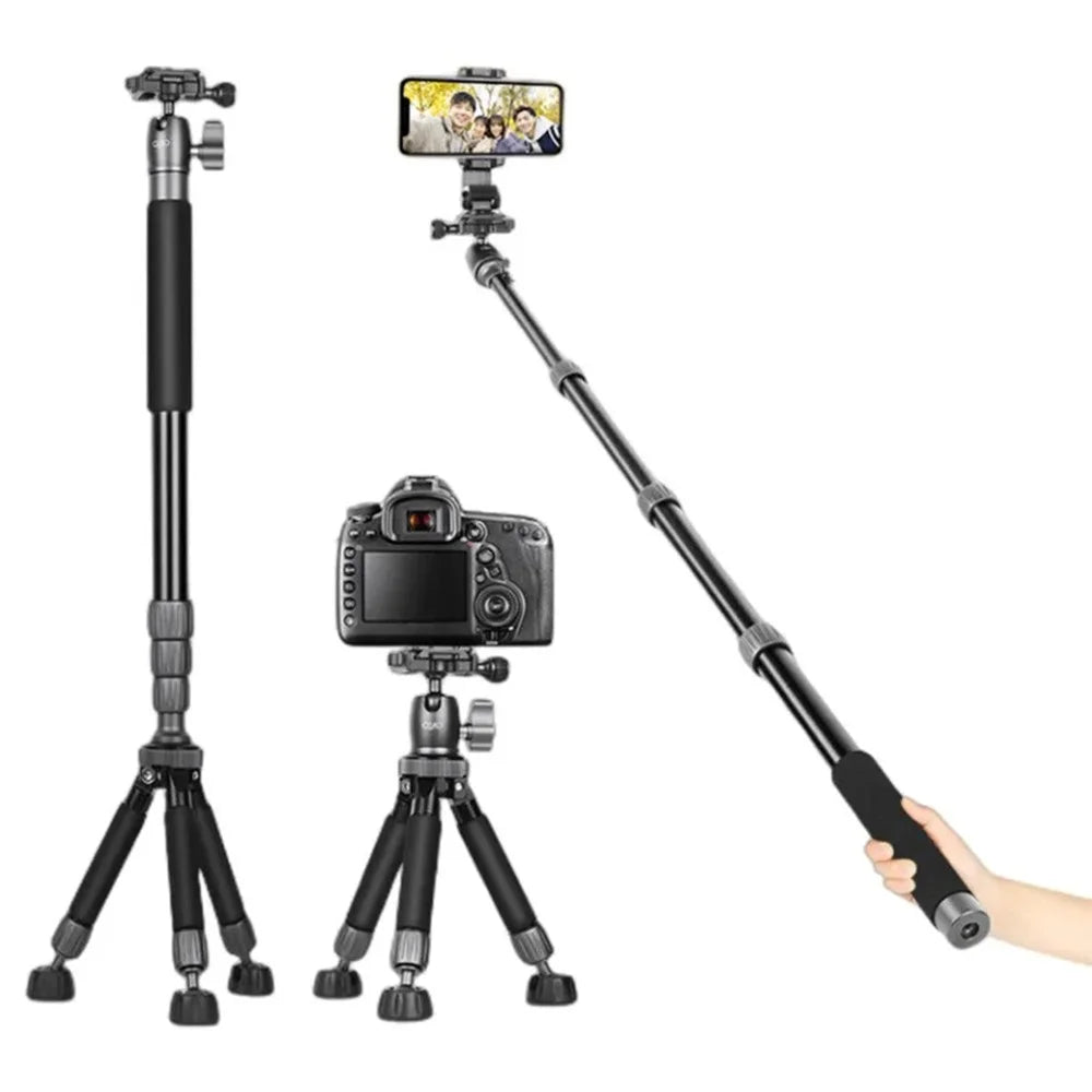 QZSD Q116 Telescopic Phone Camera Holder Selfie Stick Tripod Desktop Floor Stand Live Streaming Bracket - 3