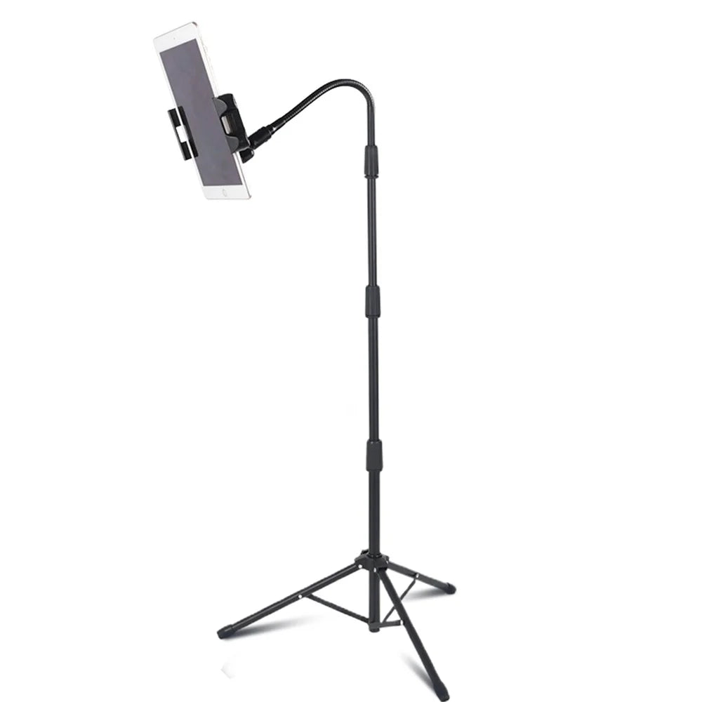 JY306V8 Tablet Tripod Stand Height Adjustable Stand Holder 360-degree Rotating Mount Stand for 7''-10.5'' Tablets and Phones - 3