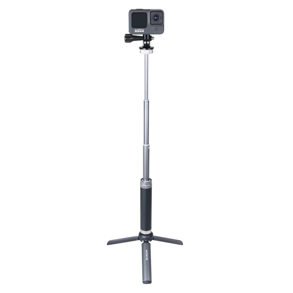 SUNNYLIFE TY-Q9404 Mini Version Tripod 1 / 4 Screw Adapter Desktop Camera Stand for DJI Osmo Mobile 6 / GoPro HERO 11 / Insta360 X3 - Titanium Grey - 5