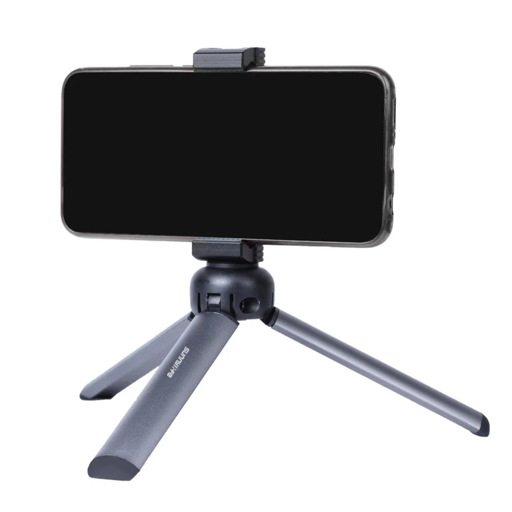 SUNNYLIFE TY-Q9404 Mini Version Tripod 1 / 4 Screw Adapter Desktop Camera Stand for DJI Osmo Mobile 6 / GoPro HERO 11 / Insta360 X3 - Titanium Grey - 7