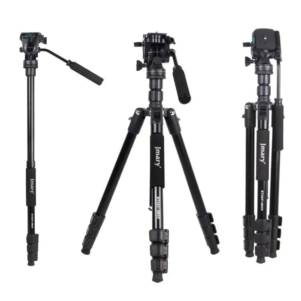 JMARY KT285+NB50 Extendable Height Aluminum Alloy Camera Holder Tripod Stand for Live Streaming - 2