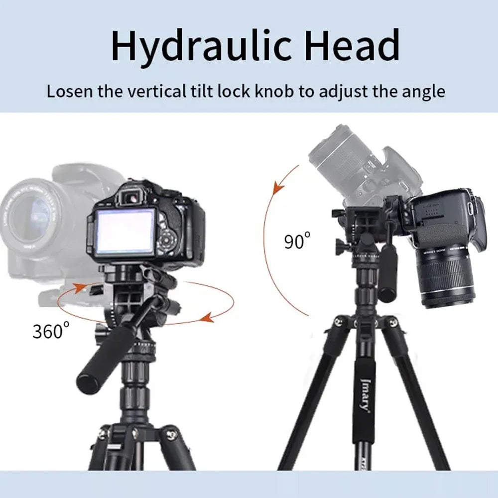 JMARY KT285+NB50 Extendable Height Aluminum Alloy Camera Holder Tripod Stand for Live Streaming - 6