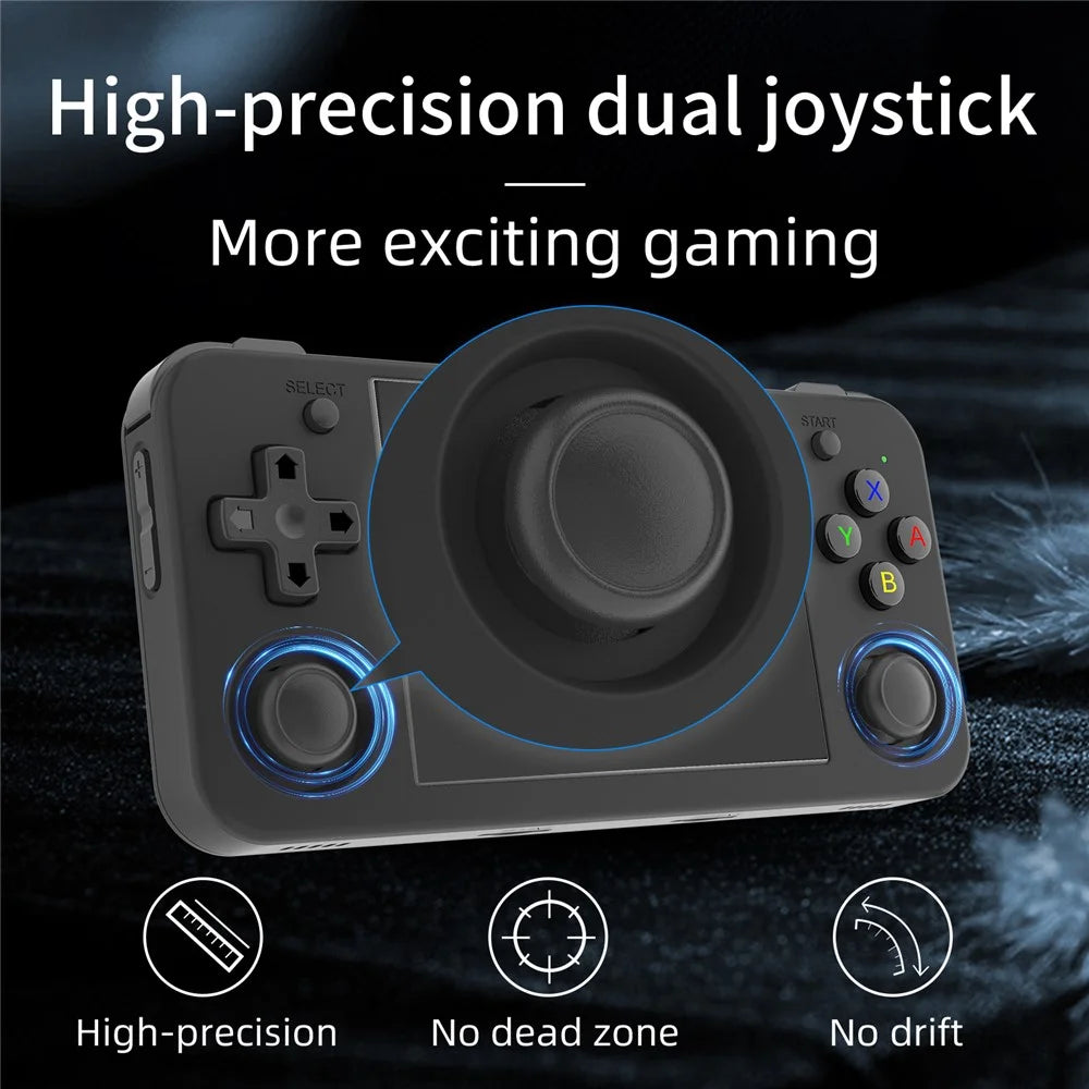 ANBERNIC RG35XXH Linux System 3.5-inch IPS Screen Retro Game Console with HD Output (English Version), 64+128G - Black - 6