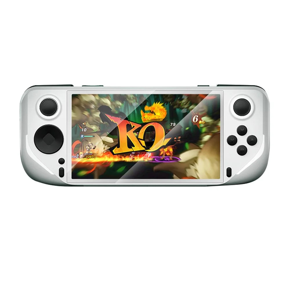 E6 5-inch Screen Portable Handheld Video Game Console Android System E-Sports Game Machine (Without Card and Games) - White - 1