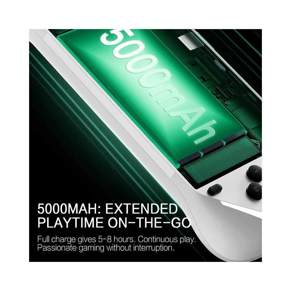 E6 Handheld Game Console 5 Inch Screen Android Dual Player Competitive Gaming Machine with 32GB Card - White - 6