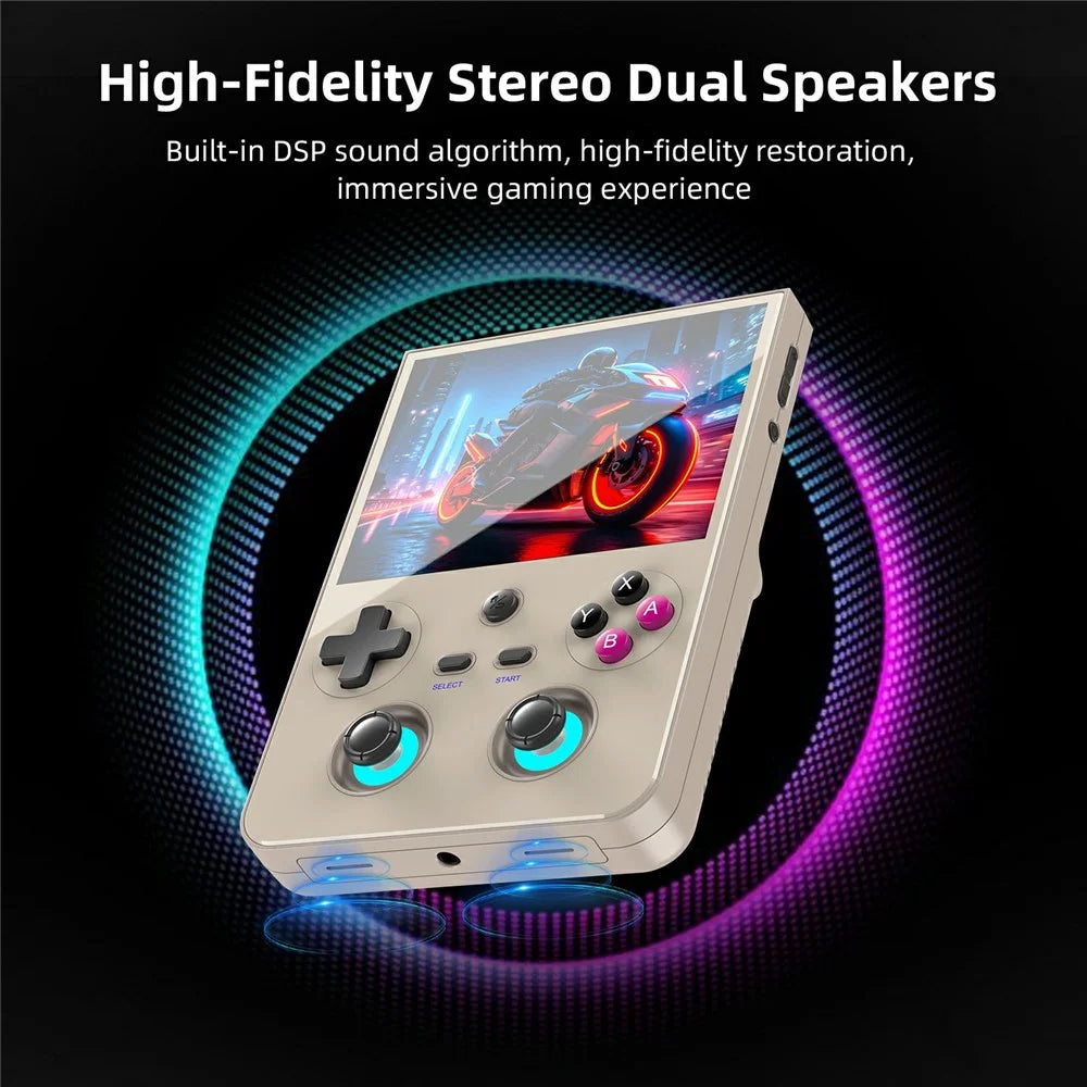 ANBERNIC RG 477V 8GB+128GB 4.7-Inch Handheld Game Console with 128G TF Card, 120Hz High-Refresh Display Portable Gaming Device - Grey - 6