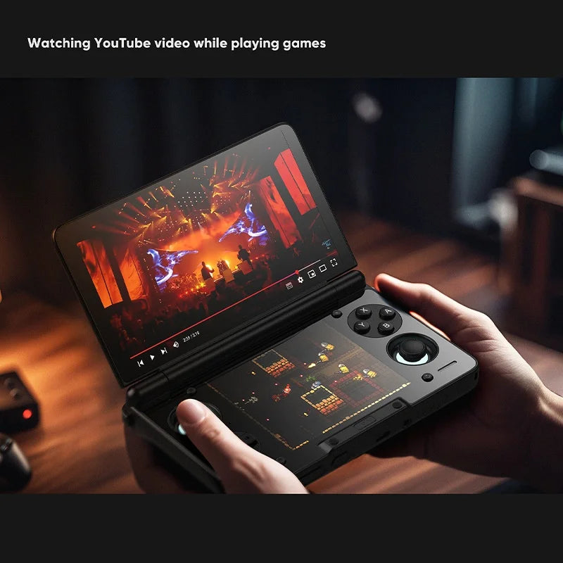 AYN Thor 16GB+1TB Open Source Android 13 Handheld Gaming Console Dual Screen Retro Arcade Gamepad - White - 7